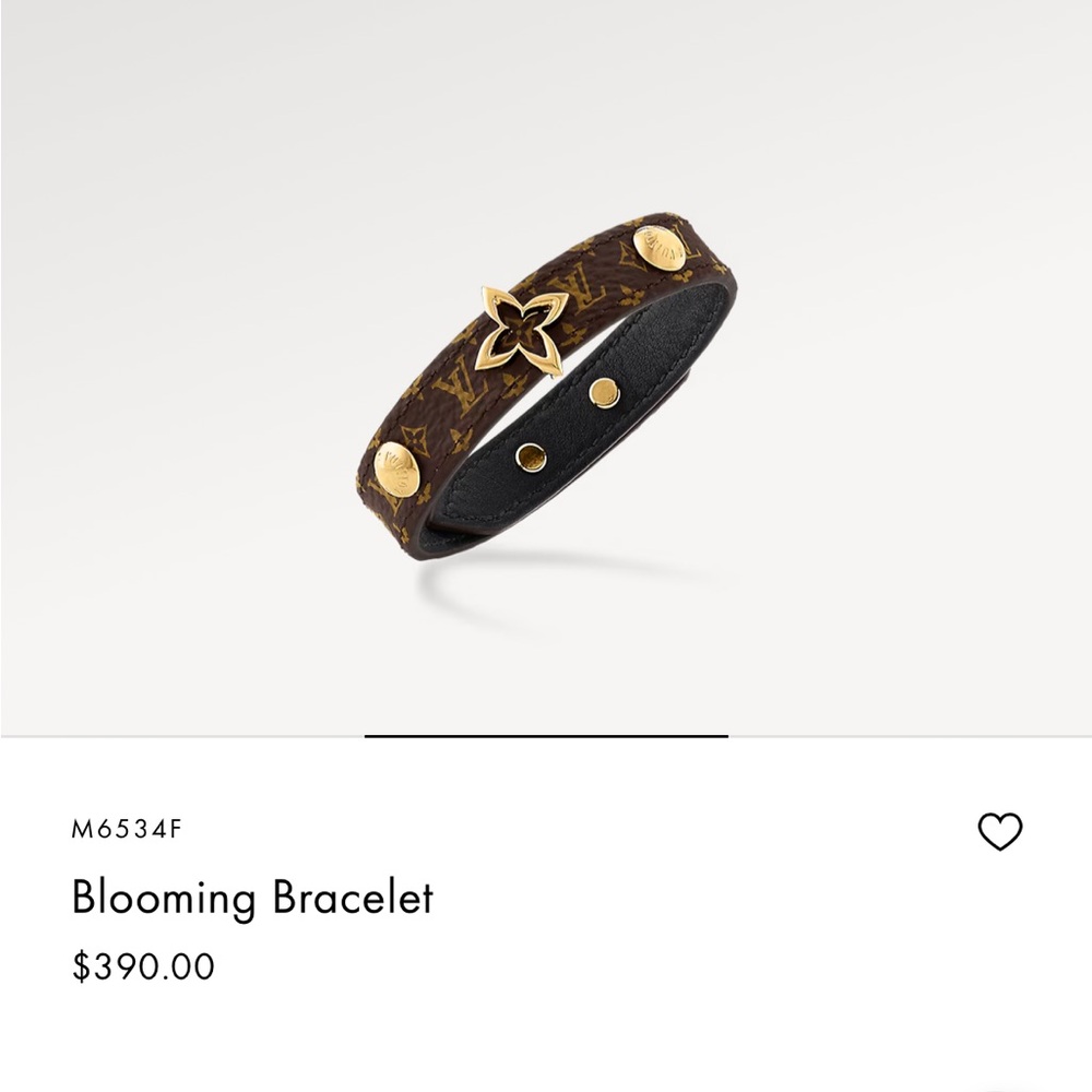 Authentic Louis Vuitton Blooming Bracelet
